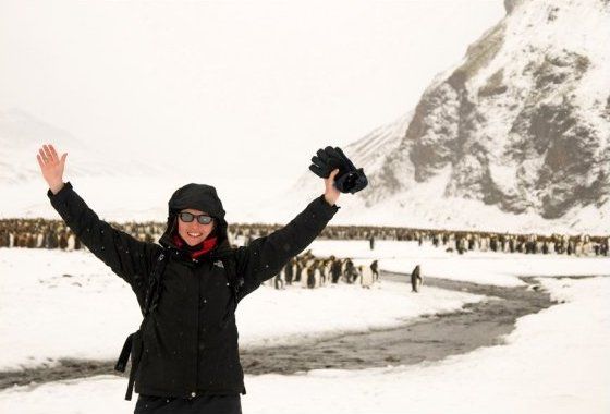 Hayley in Antarctica